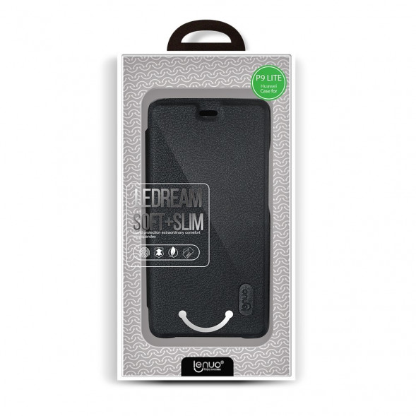 Чехол книжкой LENUO для Huawei P9 Lite (Черный)