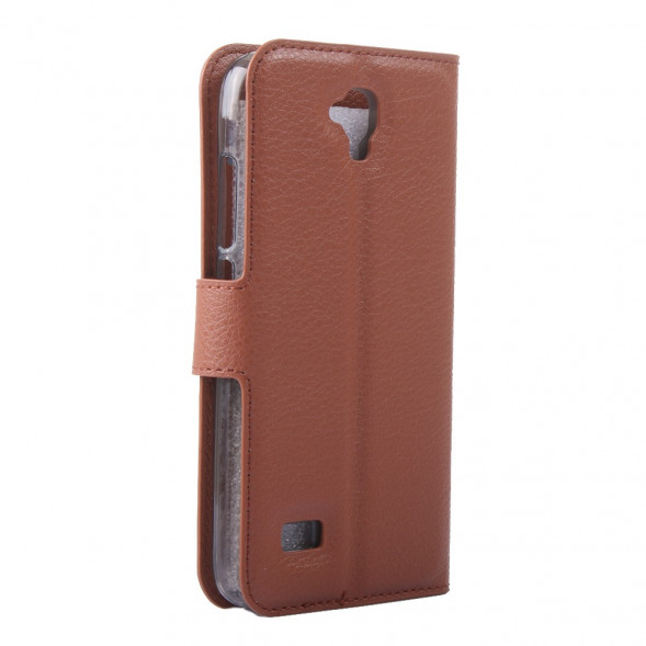 Чехол с визитницей для Huawei Y5 II (CUN-U29) / Honor 5A (LYO-L21) (коричневый)