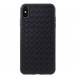 Плетеный чехол для iPhone XS Max (черный)