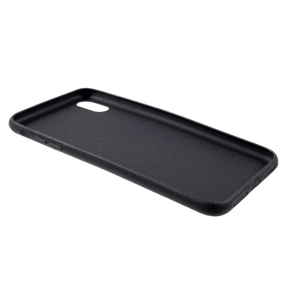 Плетеный чехол для iPhone XS Max (черный)