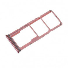 Контейнер SIM лоток для Samsung A920F A9 2018 (розовый)