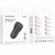 Автомобильное зарядное устройство BOROFONE BZ19B Wisdom 2xUSB, 3A, QC3.0 (черный)