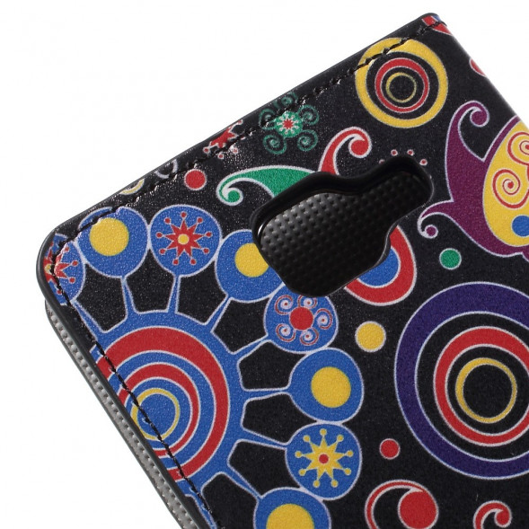 Чехол книжка с рисунком для Samsung Galaxy A5 (2016) SM-A510 (Абстракция)