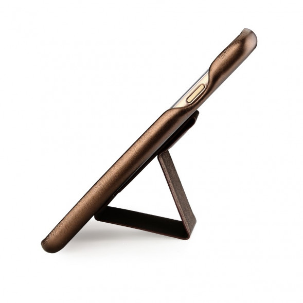 Чехол Lenuo Lucky с подставкой для iPhone 7 (Коричневый)