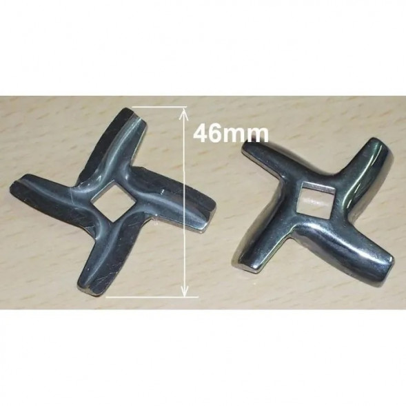 N434 Нож для мясорубки Moulinex отверстие 7мм, диаметр 46мм, толщина 4.7мм