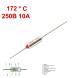 172°C 10A 250V Термопредохранитель