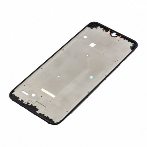 Рамка дисплея для Itel Vision 1 Pro (L6502) (Черная) средняя часть корпуса