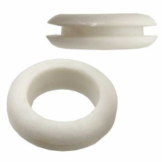 Втулка проходная Втулки 18х27х20х9х2 white