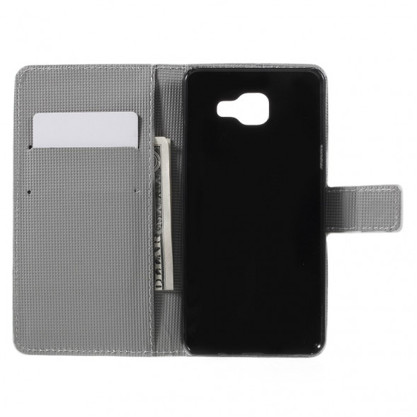 Чехол книжка с рисунком для Samsung Galaxy A5 (2016) SM-A510 (Бабочка)