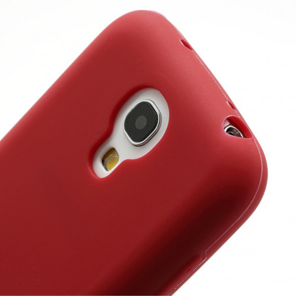Силиконовый чехол для Samsung Galaxy S 4 mini i9190 (Красный)