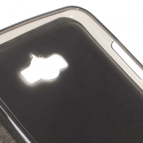 Чехол книжка с окном информации для Asus Zenfone Max (ZC550KL) (Бежевый)