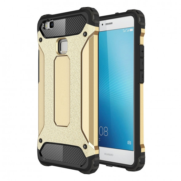 Чехол накладкой Armor для Huawei P9 Lite (Золотой)
