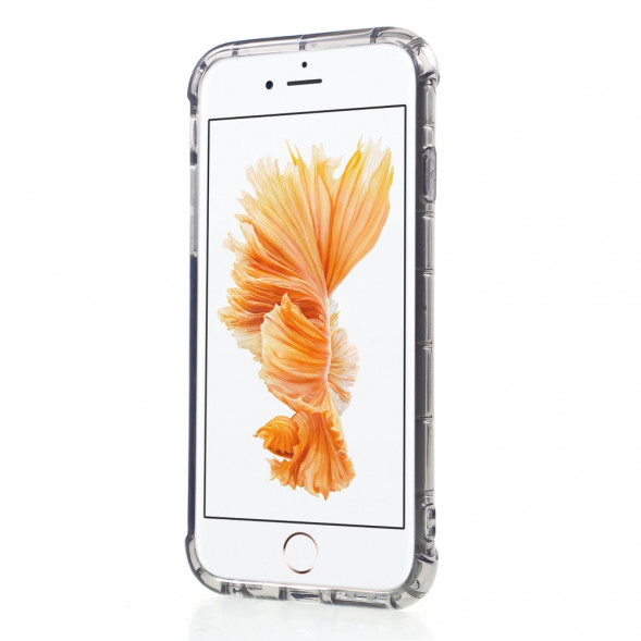 3D Чехол пузыри для iPhone 6, 6S силикон (серый)