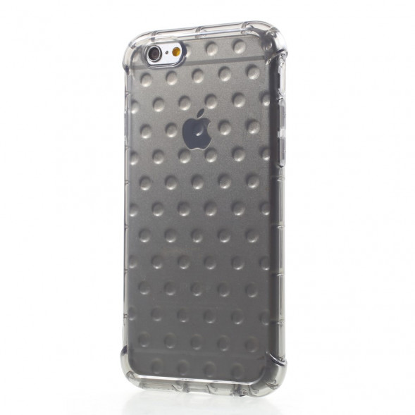 3D Чехол пузыри для iPhone 6, 6S силикон (серый)