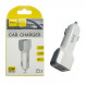 Автомобильная зарядка Hoco Z23 Grand Style 2xUSB, 2.4А (быстрая зарядка) (Белый)