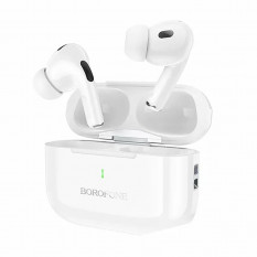 Беспроводные наушники Borofone BW59, гарнитура для iPhone, Android (Белый)