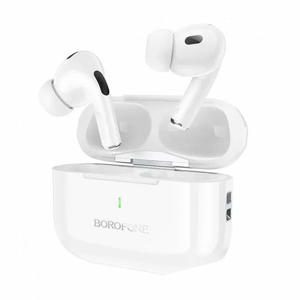 Беспроводные наушники Borofone BW59, гарнитура для iPhone, Android (Белый)