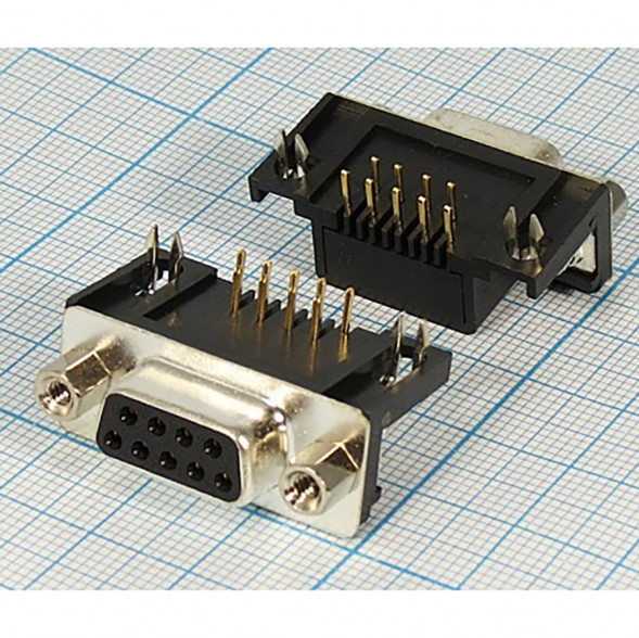 DRB-09FB DB-9S RS232 COM Порт гнездо мама 9 pin