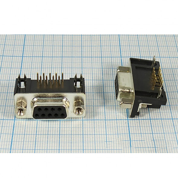 DRB-09FB DB-9S RS232 COM Порт гнездо мама 9 pin