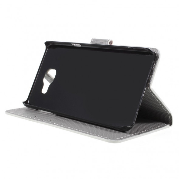 Чехол книжка с рисунком для Samsung Galaxy A5 (2016) SM-A510 (Ветка сливы)