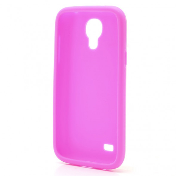 Силиконовый чехол для Samsung Galaxy S 4 mini i9190 (Розовый)