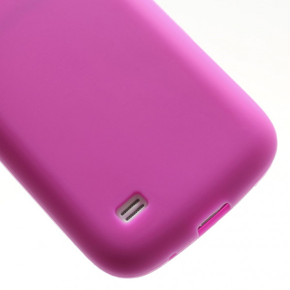 Силиконовый чехол для Samsung Galaxy S 4 mini i9190 (Розовый)