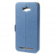 Чехол книжка с окном информации для Asus Zenfone Max (ZC550KL) (Голубой)