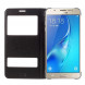 Чехол с окнами информации для Samsung Galaxy J7 (2016) SM-J710F (Черный)
