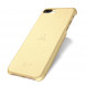 Кожаная накладка чехол LENUO для iPhone 7 Plus (Золотой)