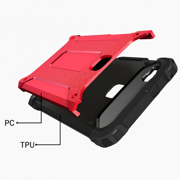 Чехол накладкой Armor для Huawei P9 Lite (Красный)