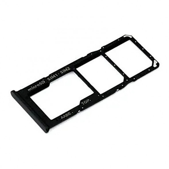 Контейнер SIM для Samsung A125F Galaxy A12 и карты памяти (Черный)