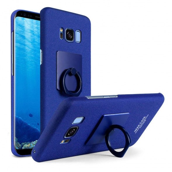 Чехол iMak Finger с подставкой для Samsung Galaxy S8 (синий)