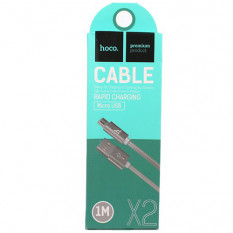 Кабель зарядки Micro USB HOCO  X2 1м (серый)