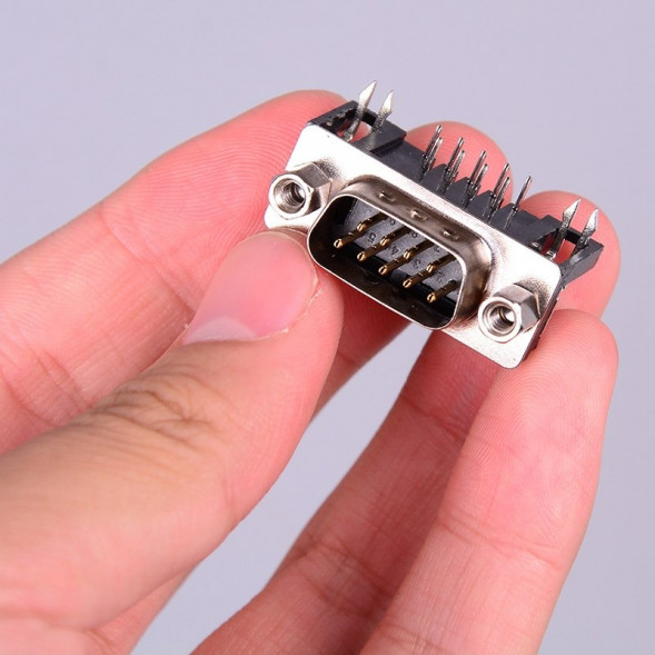 DB-9S RS232 COM Порт штекер папа 9 pin