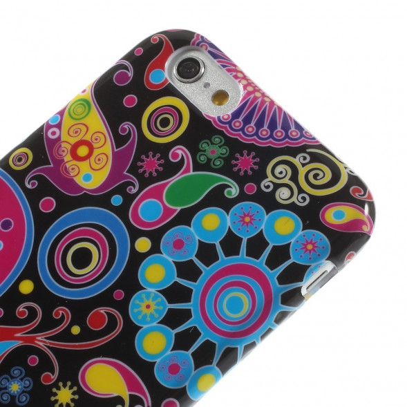 TPU Чехол накладка с рисунком для iPhone 6, 6S (Абстракция)