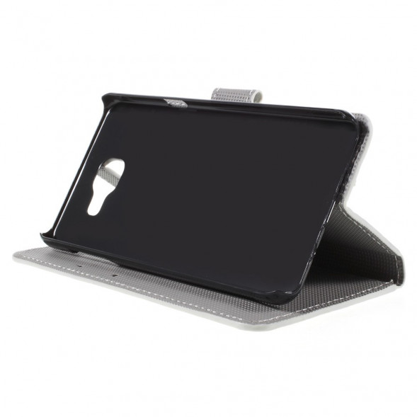 Чехол книжка с рисунком для Samsung Galaxy A5 (2016) SM-A510 (Две совы)