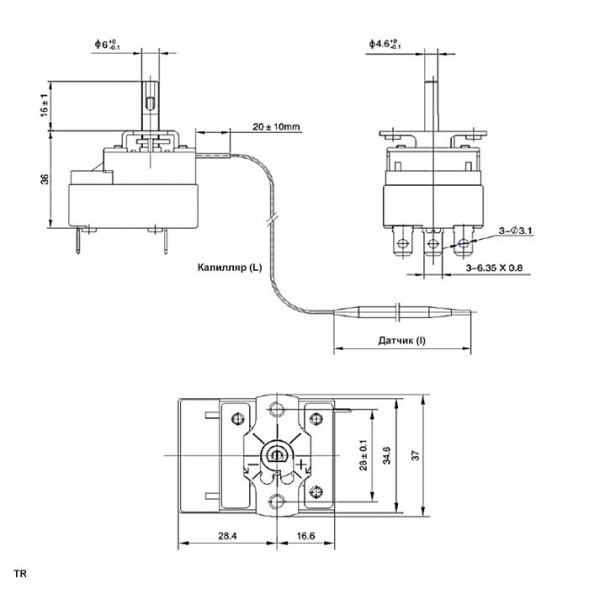TR-159 Терморегулятор капиллярный