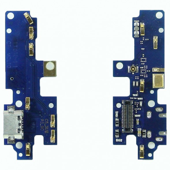 Шлейф для Xiaomi Redmi 4 плата с разъемом зарядки, микрофоном