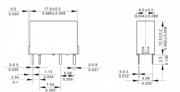 NG6DADC24VG Реле электромагнитное