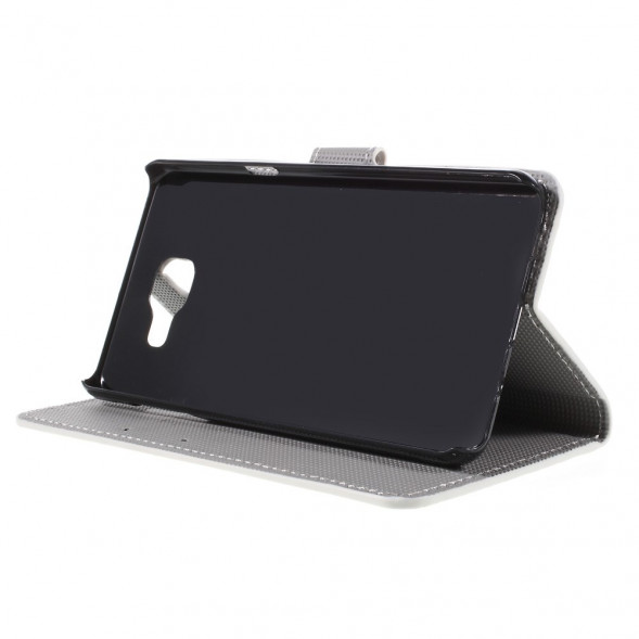 Чехол книжка с рисунком для Samsung Galaxy A5 (2016) SM-A510 (Много сов)