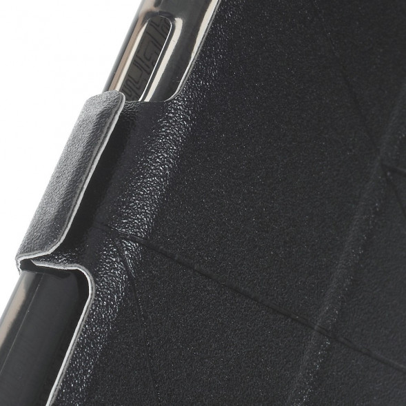 Чехол книжка с окном информации для Asus Zenfone Max (ZC550KL) (Черный)