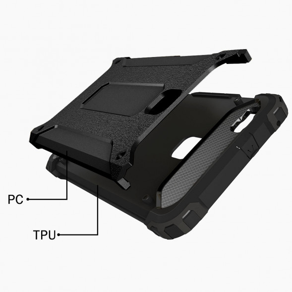 Чехол накладкой Armor для Huawei P9 Lite (Черный)