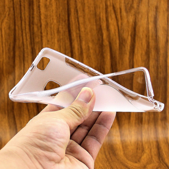 Нескользящий чехол для Huawei P9 Lite (прозрачный)