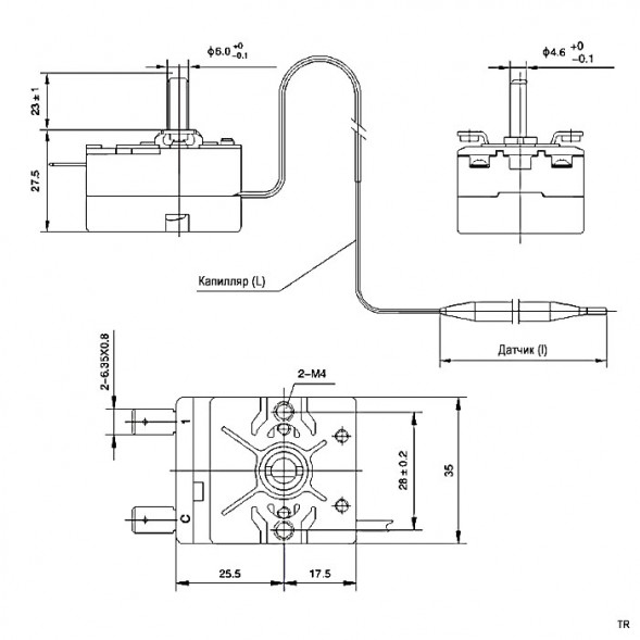 TR-157 Терморегулятор капиллярный