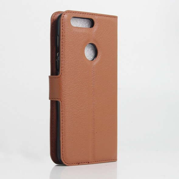 Чехол с визитницей для Huawei Honor 8 (коричневый)