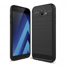 Чехол Carbon Fiber для Samsung Galaxy A7 (2017) SM-A720F (черный)
