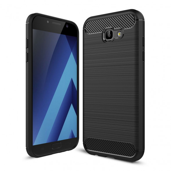 Чехол Carbon Fiber для Samsung Galaxy A7 (2017) SM-A720F (черный)