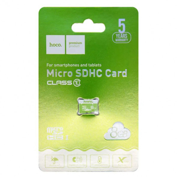 Карта памяти MicroSD 8 ГБ Hoco Микро СД флешка для телефона, смартфона