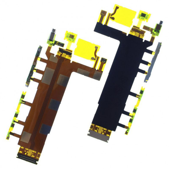 Шлейф для Sony Xperia Z3 Dual D6603 на кнопки громкости, включения, камеры, микрофон, вибро