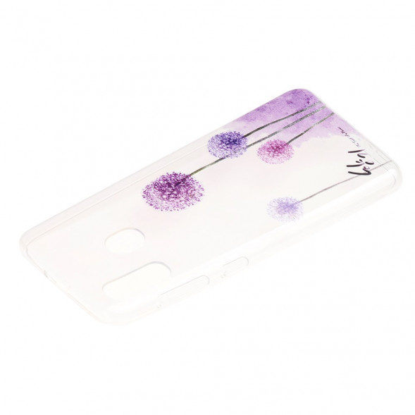 Силиконовый чехол для Samsung Galaxy A30, A20 (одуванчики)